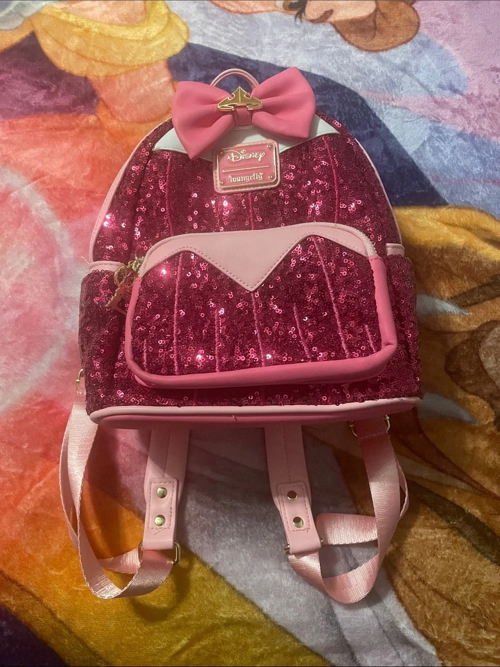 Loungefly Aurora Sequin Mini Backpack